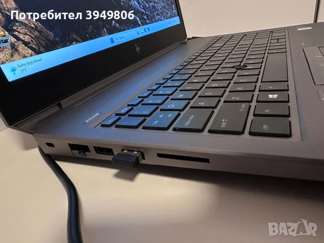 HP ZBook 15 G5 | i7-8850H | 32GB RAM | 1TB SSD | Quadro P2000 4GB | Win11 Pro, снимка 7 - Лаптопи за работа - 55198181
