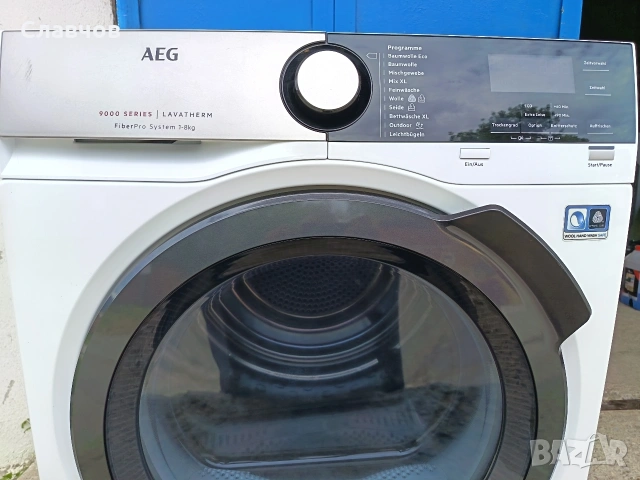Кондензациона сушилня с термопомпа AEG 9000 8 кг А+++, снимка 4 - Сушилни - 55134145