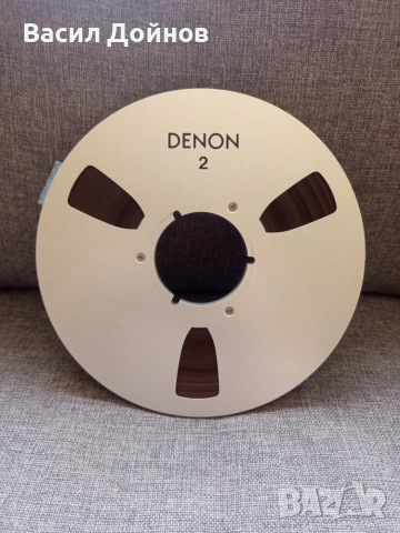 Магнетофонна ролка с лента DENON, снимка 2 - Декове - 55069189