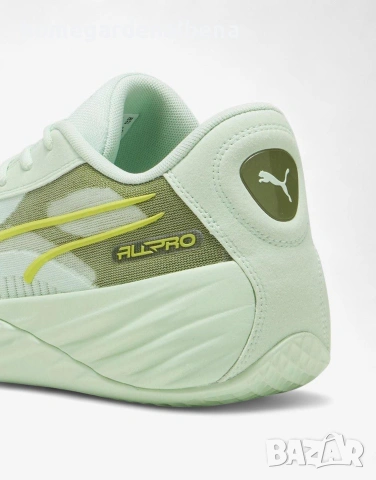 PUMA All-Pro Nitro унисекс баскетболни маратонки зелени NITRO подметка, снимка 5 - Маратонки - 54441596
