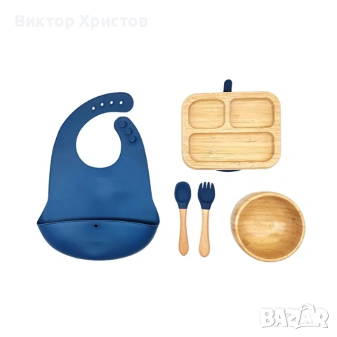 Персонализирани бамбукови детски комплекти за хранене - купичка, чинийка, чашка, прибори, лигавник !, снимка 7 - Прибори, съдове, шишета и биберони - 55050417