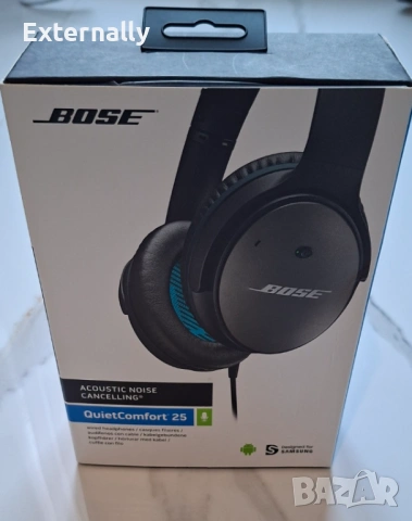 Слушалки Bose QuietComfort 25 – нови, снимка 2 - Слушалки и портативни колонки - 54904978