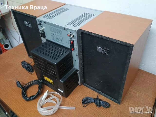 Sanyo DC-BM500. Мини аудио система с прекрасен звук. Изпращам видео. , снимка 15 - Аудиосистеми - 54561640