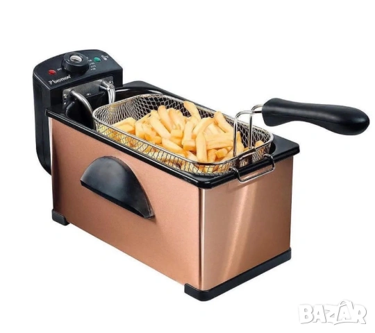 Фритюрник Bestron AF370CO Copper Collection 2000W, снимка 2 - Фритюрници - 54728007