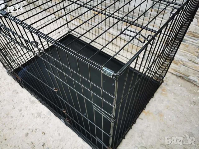 транспортна клетка метална сгъваема 91х62х67cm Ellie-Bo за куче, стационар, снимка 2 - За кучета - 55321404