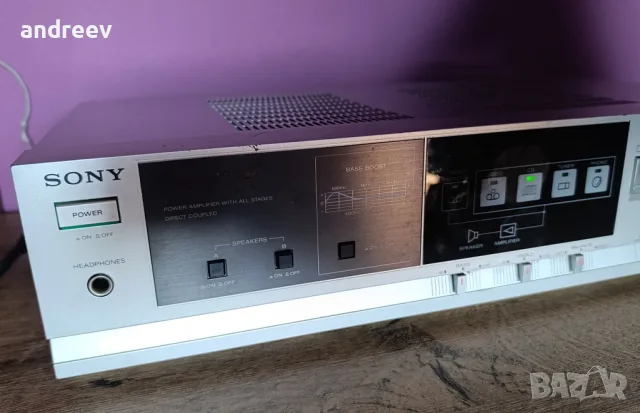 Sony TA-AX205  Стерео усилвател, снимка 3 - Ресийвъри, усилватели, смесителни пултове - 55613182