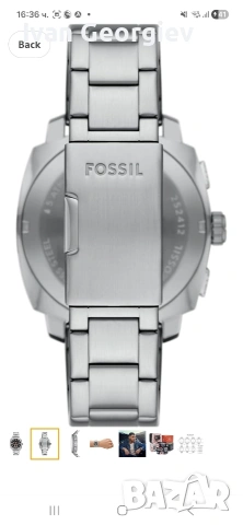 Нов часовник FOSSIL Machine FS6095, снимка 6 - Мъжки - 54410325
