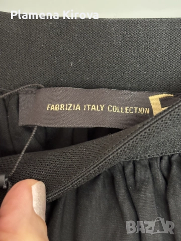 Дълга черна пола Fabrizia Italy - Нова, с етикет, снимка 4 - Поли - 55225765