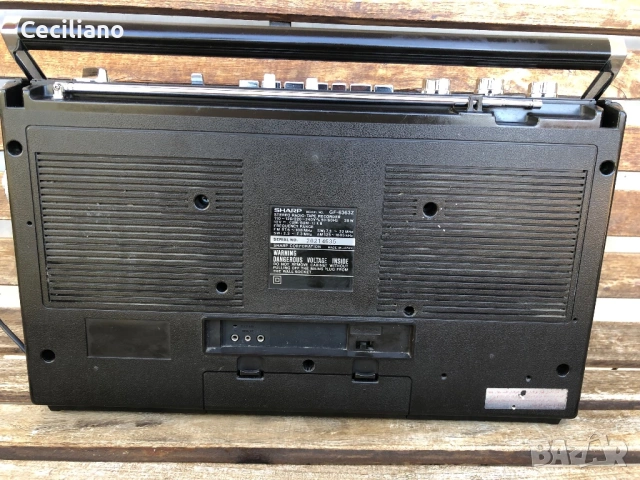 SHARP GF 6363Z -радиокасетофон-Vintage Boombox, снимка 13 - Радиокасетофони, транзистори - 54542797