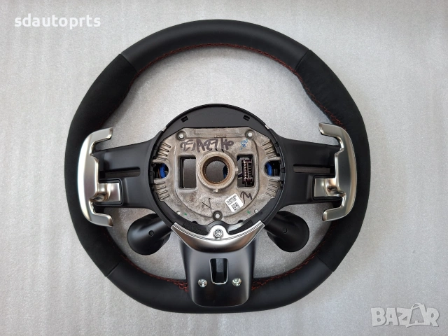 Нов Оригинален Волан Алкантара AMG Mercedes W206 W223 W213 W257 W167 W254 63 - Червен шев, снимка 14 - Части - 55283227
