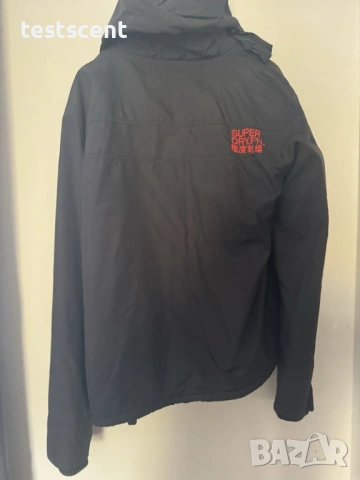Мъжко яке тип ветровка Men’s Superdry Windbreaker Jacket – 2XL XXL черно и червено, снимка 4 - Якета - 54325478