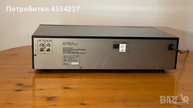 Касетен дек SONY TC R 503 ES , снимка 2 - Декове - 54568348