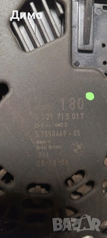 алтернатор динамо генератор бмв е87 bmw e87, снимка 4 - Части - 54373238