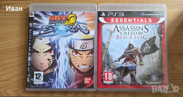 PS3 Naruto UNS, Assassin's creed Black Flag