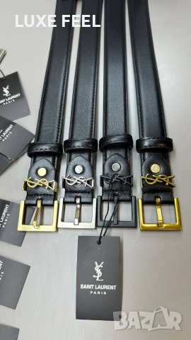 YVES SAINT LAURENT 💎 Естествена Кожа 💎, снимка 7 - Колани - 54111957