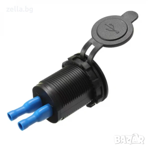 Двоен USB адаптер за вграждане 2x2.1A, 12V/24V, водоустойчив панел за камион, АТВ, лодка 10035, снимка 10 - Друга електроника - 54656034