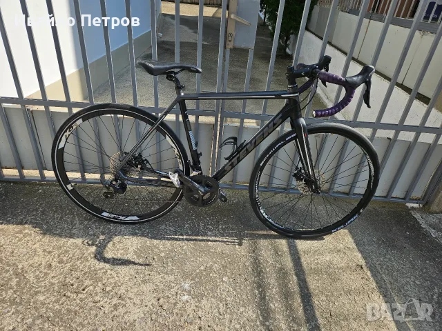 Шосеен/GRAVEL алумин-карбон велосипед STEVENS-SHIMANO 105-шест месеца гаранция 