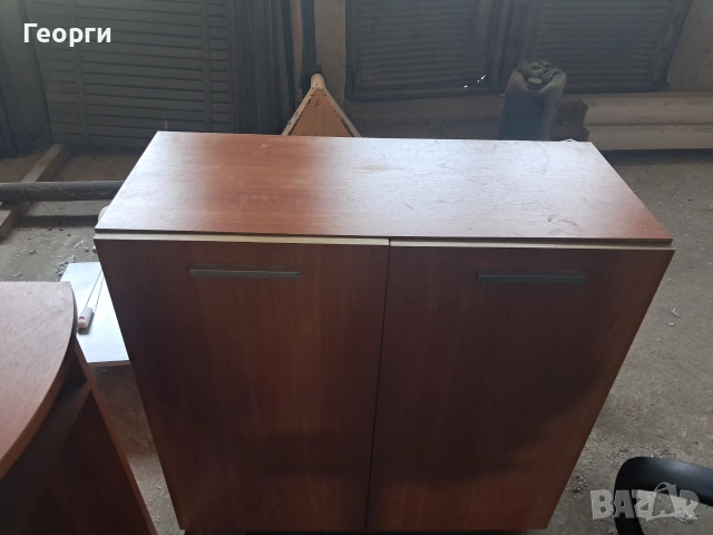 Бюро с два шкафа и въртящ се офис стол, снимка 3 - Бюра - 55185048