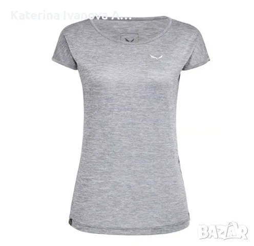 Дамска тениска Salewa Women's Puez Melange Dry S/S Tee – Размер 36S, цена: 31 €