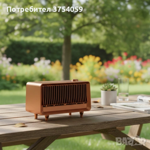 Bluetooth радио колонка AS25, 2x5W, 1800mAh – мощен звук и винтидж дизайн