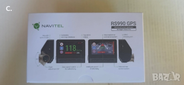 Видеорегистратор Navitel RS 990 GPS, снимка 3 - Аксесоари и консумативи - 55084160