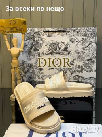 Christian Dior Дамски Чехли Кристиян Диор - Различни Цветове Код SK1361, снимка 2 - Чехли - 54336931