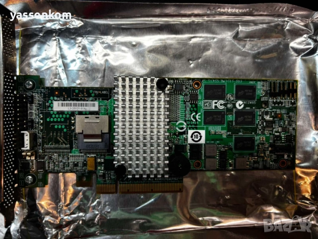 LSI Logic L3-25121-61A 6GB/S SATA+SAS RAID PCI-e с подарък - кабел:4x SATA, 1хHDD_174GB