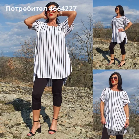 Туника свободна кройка, снимка 3 - Туники - 55357468