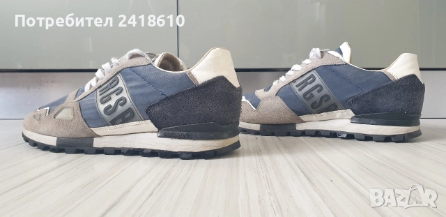 Dirk Bikkembergs Leather Sneakers Mens Size 43/27.5см ОРИГИНАЛ! Мъжки Кецове, снимка 9 - Кецове - 54573630