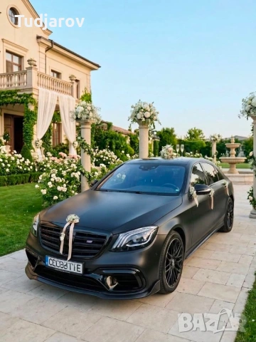ПОД НАЕМ Mercedes-Benz S class 560 L BRABUS OPTIC 150€/час, снимка 2 - Транспорт под наем - 54723506