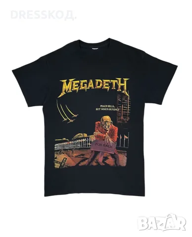 Megadeth мъжка метал тениска, M размер 