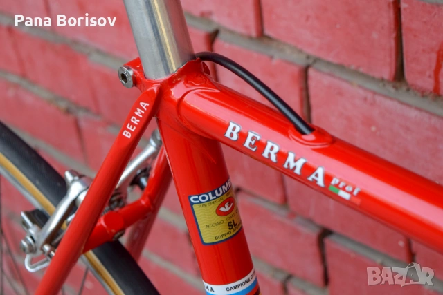 Топ Клас Ретро Шосейно Италианскo Колело Berma, Campagnolo Chorus, снимка 6 - Велосипеди - 55245067