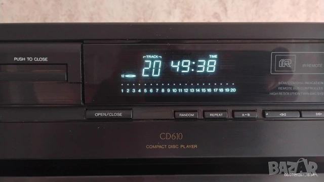 CD player Philips CD610, снимка 2 - Аудиосистеми - 55211184