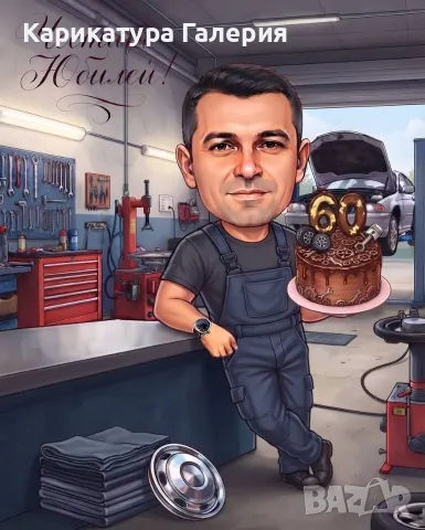Дигитални Карикатури Портрет Ръчна Рисувана Карикатура Подарък Рожден ден Юбилей Двойка Картини 