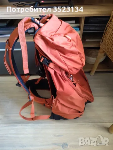 QUECHUA РАНИЦА ЗА ПЛАНИНСКИ ПРЕХОДИ MH500, 38 ЛИТРА, КАФЯВА, снимка 3 - Спортна екипировка - 55638857
