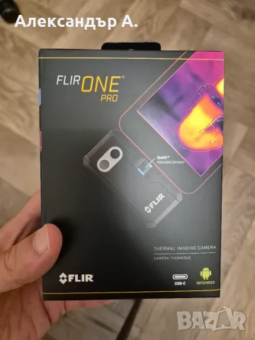 Термокамера FLIR ONE Pro за смартфон /Andorid + iOS/, снимка 4 - Аксесоари за Apple - 55421577