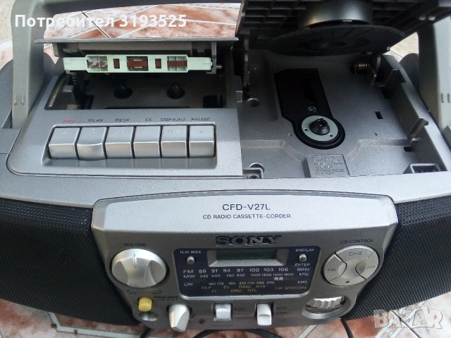 Музикална уредба SONY CFD-V27L, снимка 2 - Аудиосистеми - 54805524
