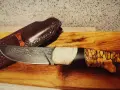 Ловен нож дамска стомана  ръчна изработка с клеймо на Майстора, снимка 5