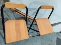 Два броя ретро сгъваеми бар столове, снимка 3