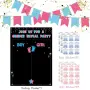 пано постер гласуване разкриване пола на бебето момиче момче Boy or Girl gender reveal party, снимка 2