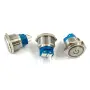 Фиксиран метален бутон – 12mm/12V Momentary self-reset, снимка 2