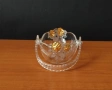 *Walther Glas* Германия овална кошничка от кристално стъкло, снимка 3