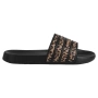 Дамски джапанки slides черни с animal print каишка_1250040, снимка 3