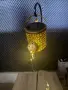 Декоративна соларна лампа със светлинни спринклери – ефект „водопад“, 60 LED, топла бяла светлина, снимка 2