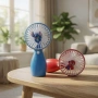 Детски мини USB вентилатор – Stitch или Spiderman, преносим и презареждаем, снимка 1