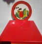 Разкошно декоративно плато Wedgwood Clarice Cliff Red Tulip, снимка 4