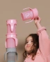 Комплект от 4 розови бебешки чаши Twistshake с капачки и дръжки, снимка 7