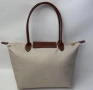 НОВА Longchamp Le Pliage – с етикети, млечно бежова, М, дълги дръжки, снимка 2