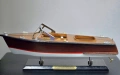 Дървен макет лодка Chris Craft Runabout, снимка 1