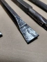 Комплект Соц Стари Ръчно Ковани Каменоделски Клинове Секачи 3.250кг. НОМЕР 1845., снимка 7